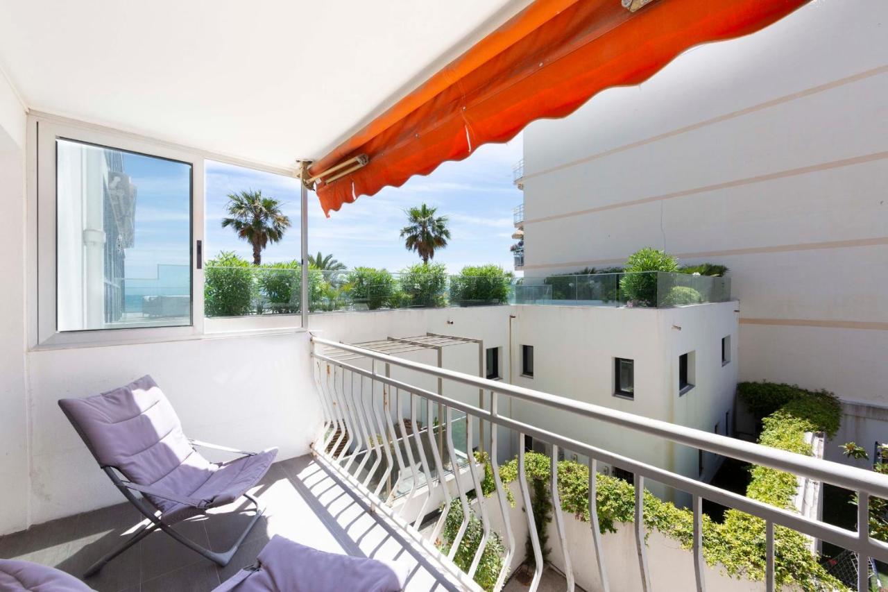Modern Apartment 2 Bedrooms Quiet Terrace In A Palm Beach Area, 30 Meters From Seaside Cannes Exterior foto